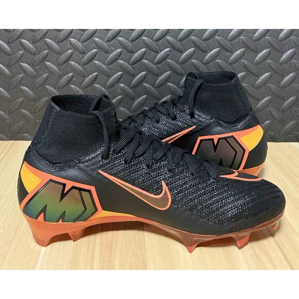 Nike Zoom Mercurial Superfly 10 Elite FG LV8 P Black HV3754-088 Mens Size 5.5